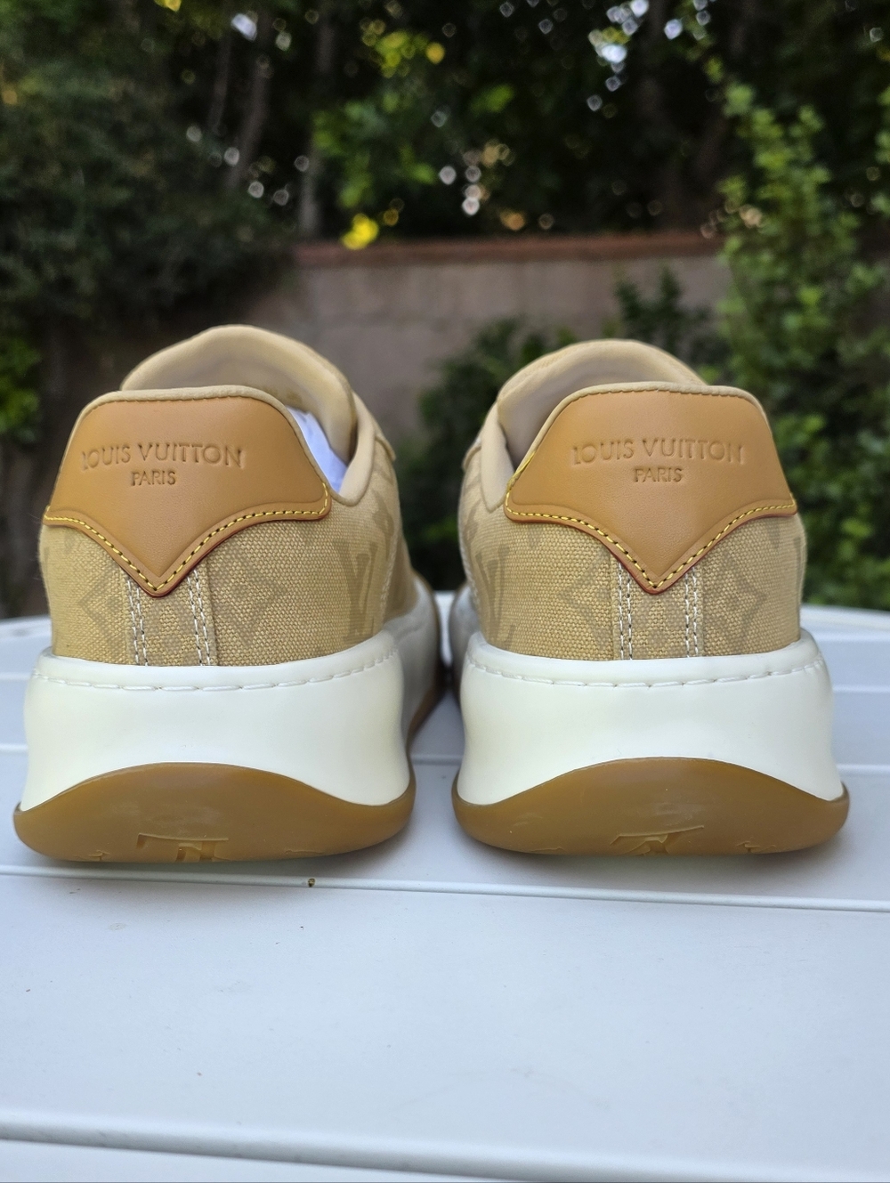 LV Louis Vuitton Tilted Sneakers Shoes Size Women US 7.5 (38) - Picture 4 of 13